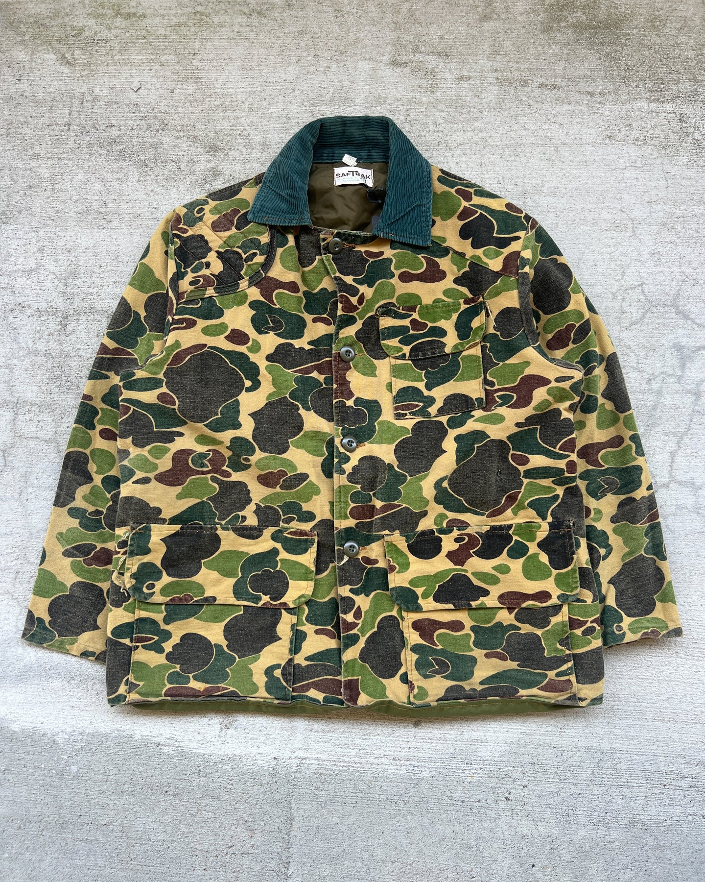 1960s Camo Duck Hunting Jacket - X-Large