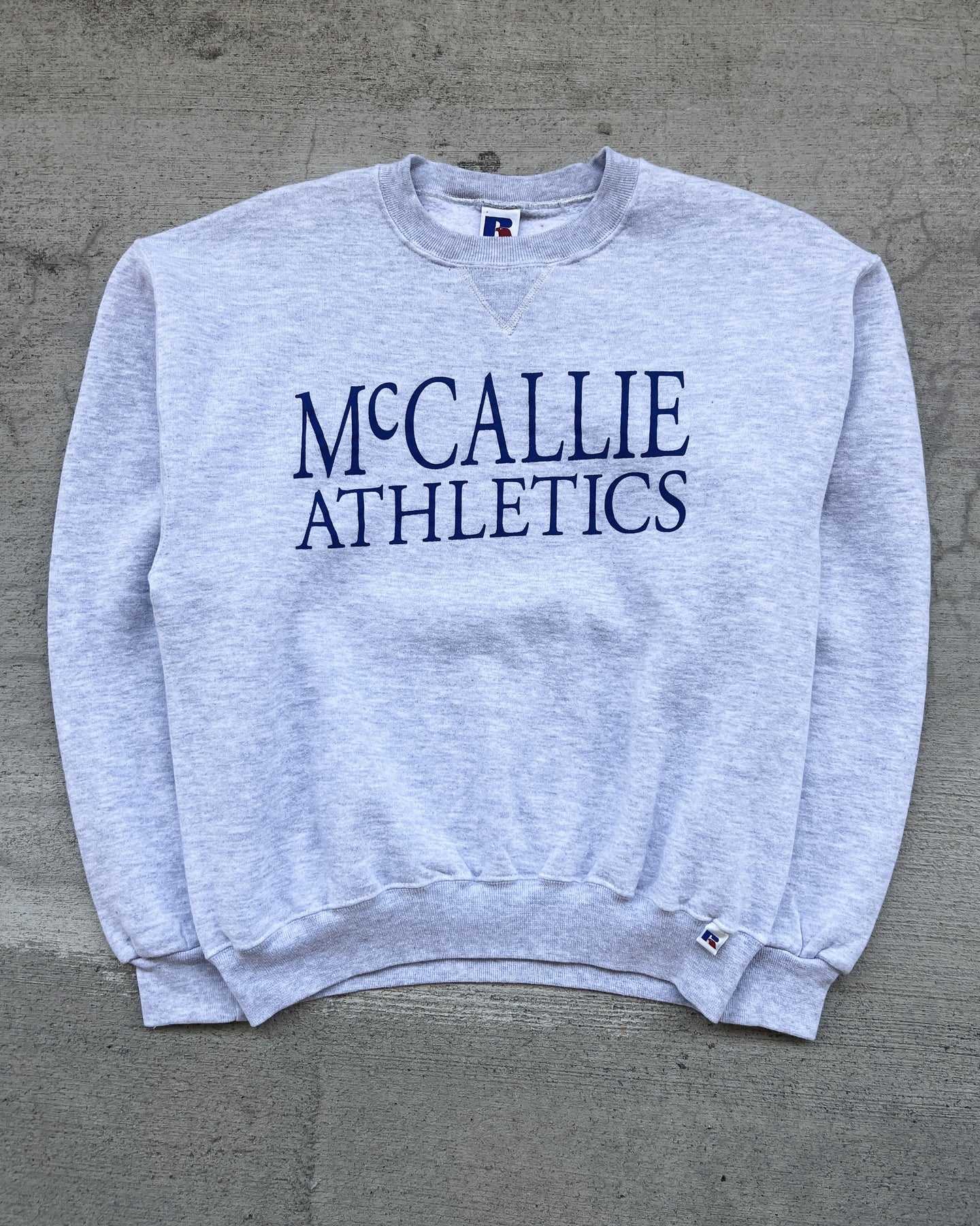 1990s Russell Athletic McCallie Crewneck Sweatshirt - Large