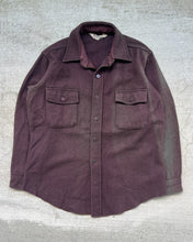 Load image into Gallery viewer, 1970s Wool Brown Button Down Shirt - Large
