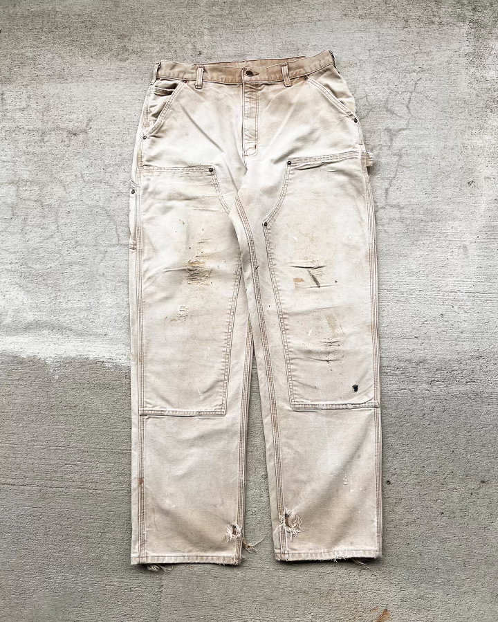 Carhartt Sun Bleached Double Knee Pants - Size 34 x 33