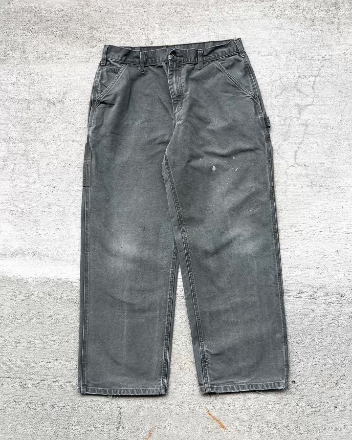 Carhartt Moss Green Carpenter Pants - Size 34 x 30