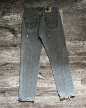 Load image into Gallery viewer, 1980s Charcoal Grey Worn In 501 - Size 30 x 30

