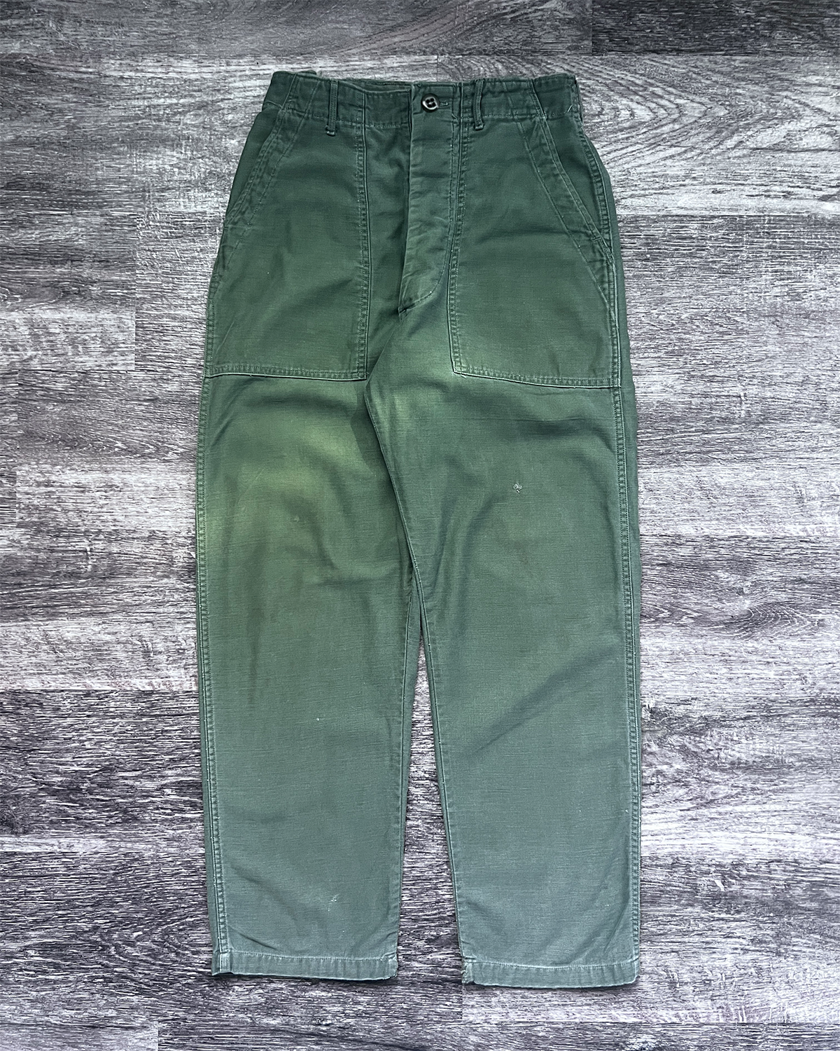 1970s OG-107 Fatigue Pants - Size 27 x 28