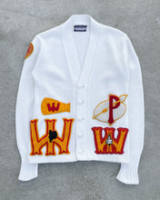 Load image into Gallery viewer, 1960s White Patch Varsity Cardigan - Size Medium
