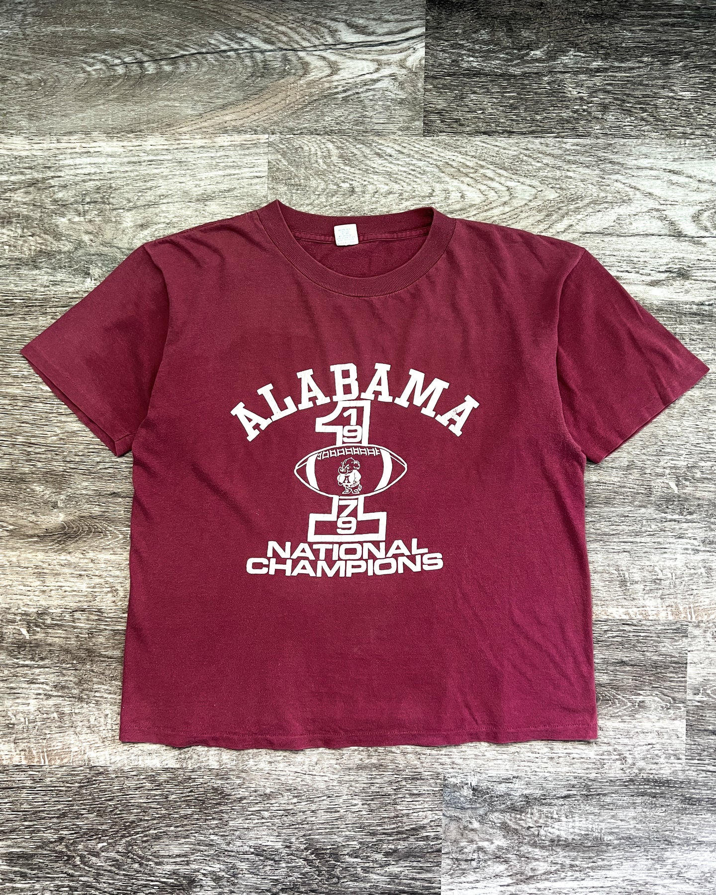 1970s Alabama National Champions Single Stitch Tee - Size Medium