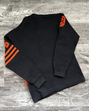 Load image into Gallery viewer, 1960s &quot;W&quot; High School Orange And Black Varsity Cardigan - Size Medium
