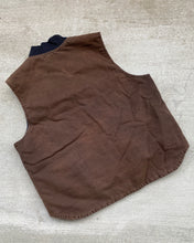 Load image into Gallery viewer, 1990s Carhartt Worn In Brown Work Vest - Size X-Large
