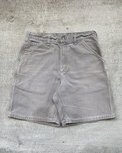 Load image into Gallery viewer, 1990s Carhartt Taupe Canvas Work Shorts - Size 31
