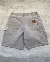 Load image into Gallery viewer, 1990s Carhartt Taupe Canvas Work Shorts - Size 32

