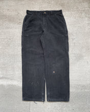 Load image into Gallery viewer, 1990s Carhartt Midnight Black Carpenter Work Pants - Size 34 x 30

