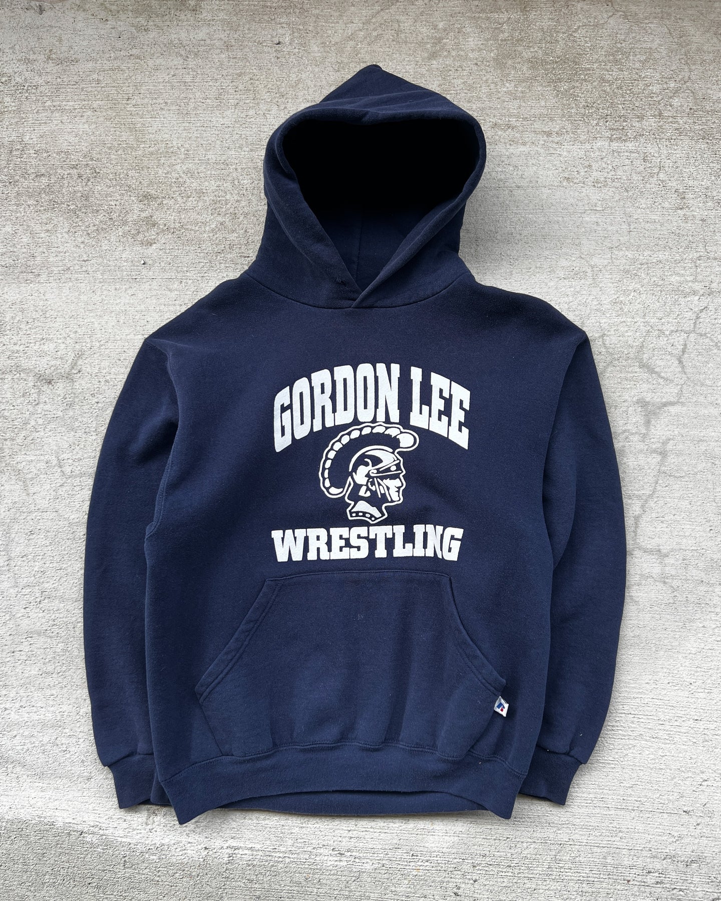 1990s Russell Gordon Lee Wrestling Hoodie - Size Large