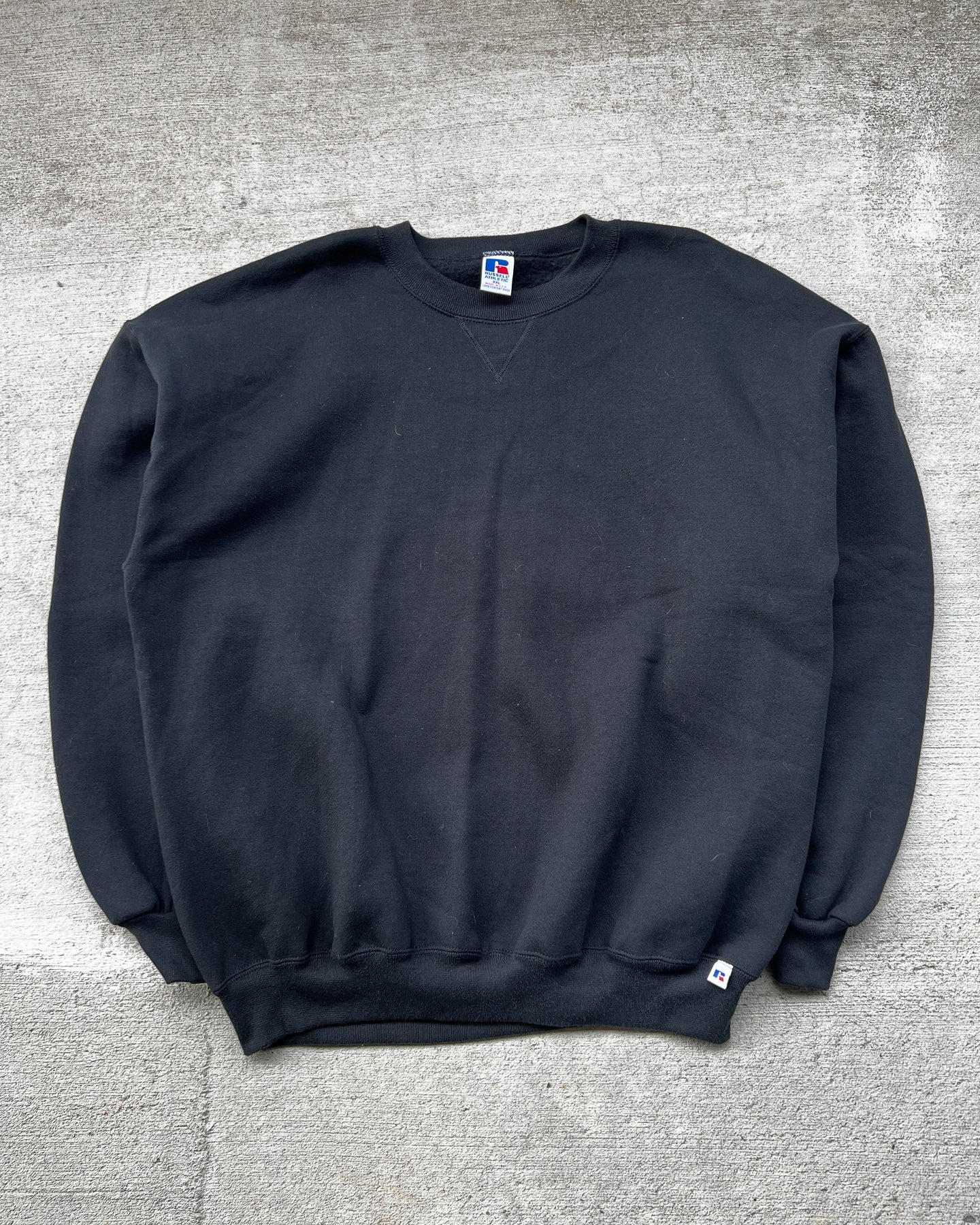 1990s Russell Black Crewneck - Size XX-Large