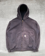 Load image into Gallery viewer, 1990s Carhartt Sun Faded Black Hoodie Size - X-Large
