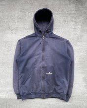 Load image into Gallery viewer, 1990s Carhartt Sun Faded Navy Zip Up Work Hoodie - Size Large
