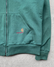 Load image into Gallery viewer, 1980s Carhartt Green US GOV&#39;T Zip Up Hoodie - Size Large
