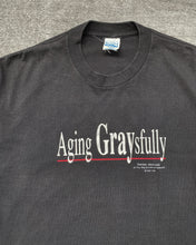 Load image into Gallery viewer, 1990s Aging Graysfully Black Single Stitch Tee - Size Large
