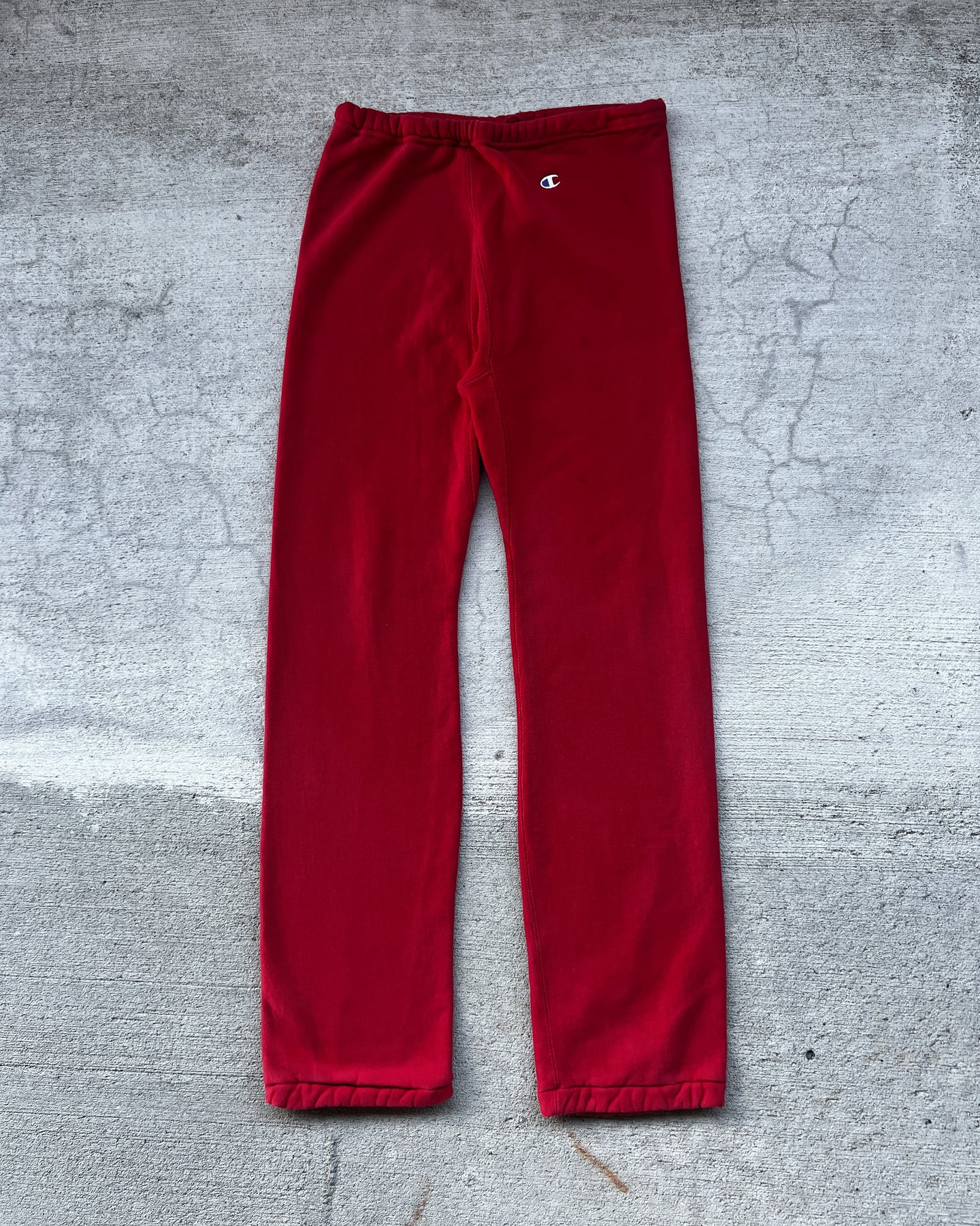1980s Champion Reverse Weave Red Sweatpants - Size 30 x 31