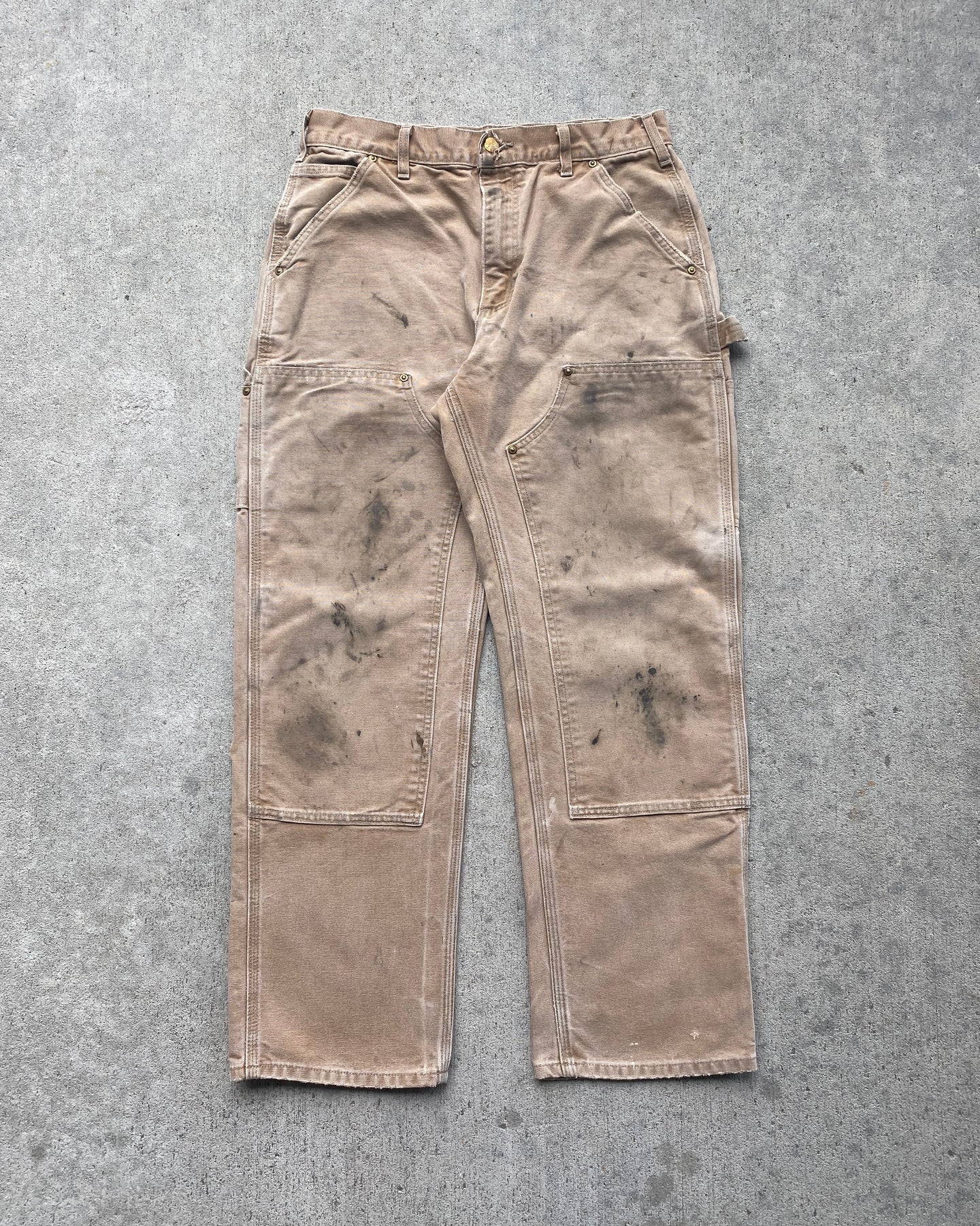 1990s Carhartt Distressed Double Knee Pants - Size 31 x 29