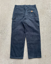 Load image into Gallery viewer, 1990s Carhartt Black Double Knee Work Pants - Size 34 x 30
