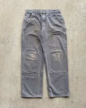 Load image into Gallery viewer, Carhartt Gravel Grey Distressed Double Knee Pants - Size 32 x 29
