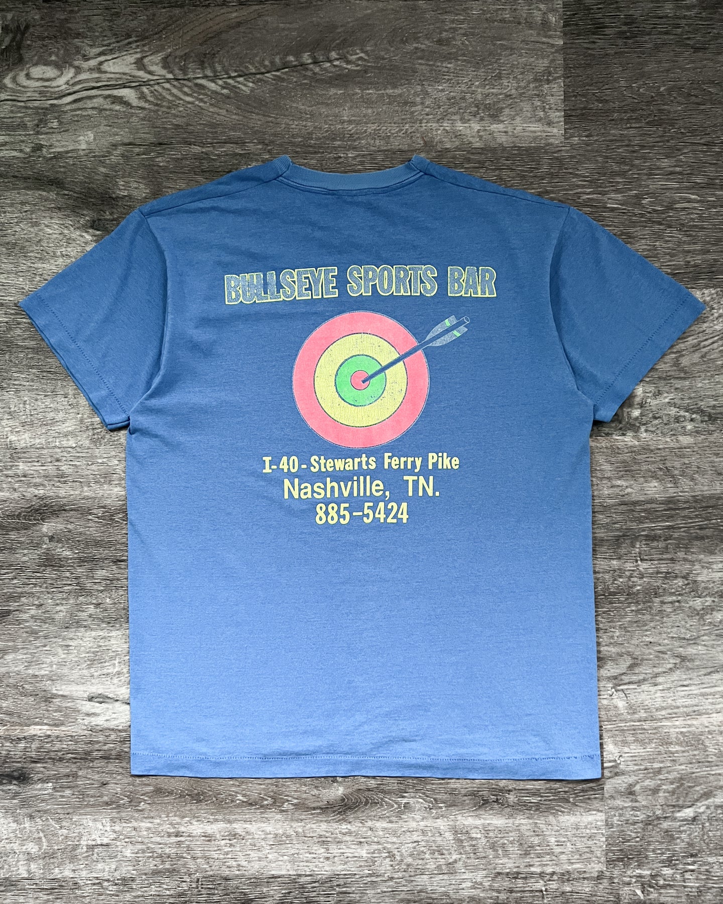 1990s Bullseye Sports Bar Single Stitch Tee - Size X-Large