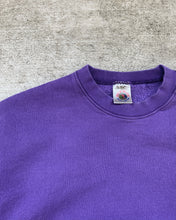 Load image into Gallery viewer, 1990s Fruit of the Loom Violet Blank Crewneck - Size X-Large
