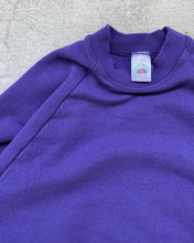 Load image into Gallery viewer, 1990s Fruit of the Loom Grape Raglan Cut Crewneck - Size Small
