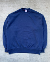 Load image into Gallery viewer, 1990s Jerzees Navy Blank Crewneck - Size Large
