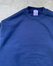 Load image into Gallery viewer, 1990s Jerzees Navy Blank Crewneck - Size Large
