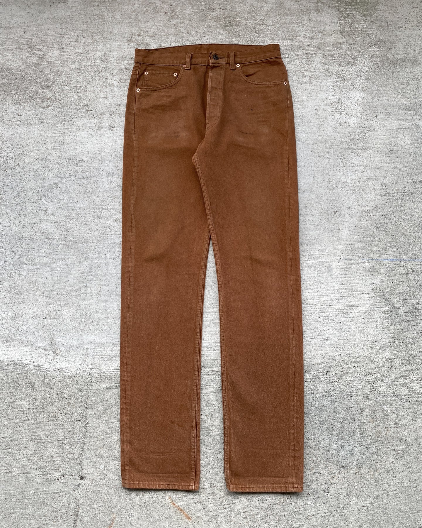 1990s Levi's Clay Brown 501 - Size 32 x 36