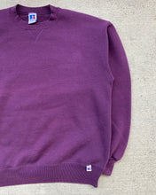 Load image into Gallery viewer, 1990s Russell Athletic Deep Plum Blank Crewneck - Size X-Large
