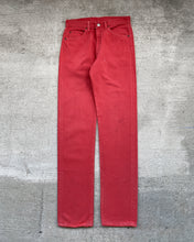 Load image into Gallery viewer, 1980s Levi&#39;s Candy Red 501 - Size 30 x 36

