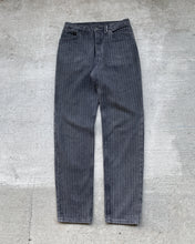 Load image into Gallery viewer, 1990s Levi&#39;s Charcoal Grey Pinstriped 501 - Size 30 x 33
