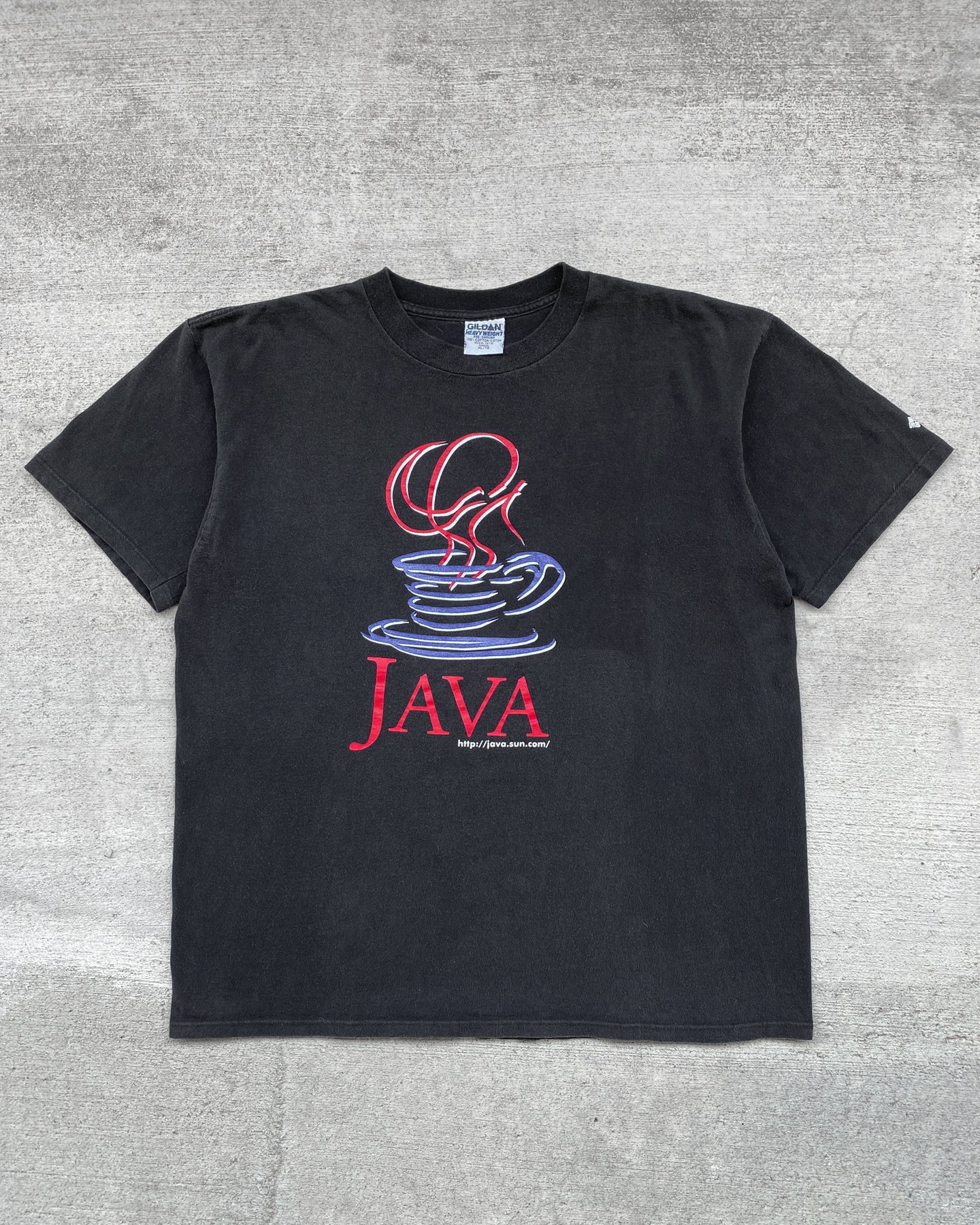 1990s Black Javascript Graphic Tee - Size X-Large