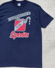 Load image into Gallery viewer, 1980s Endangered Species Navy Single Stitch Tee - Size Medium
