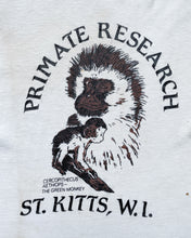 Load image into Gallery viewer, 1980s Primate Research Worn Off-White Single Stitch Tee - Size Medium
