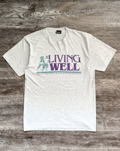 Load image into Gallery viewer, 1990s Living Well Ash Grey Single Stitch Tee - Size Large

