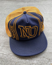 Load image into Gallery viewer, 1980s Notre Dame Contrast Trucker Snapback - One Size
