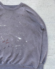 Load image into Gallery viewer, 1990s Sun Faded Charcoal Painter Raglan Cut Crewneck - Size X-Large
