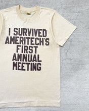Load image into Gallery viewer, 1980s I Survived Cream Single Stitch Tee - Size Medium
