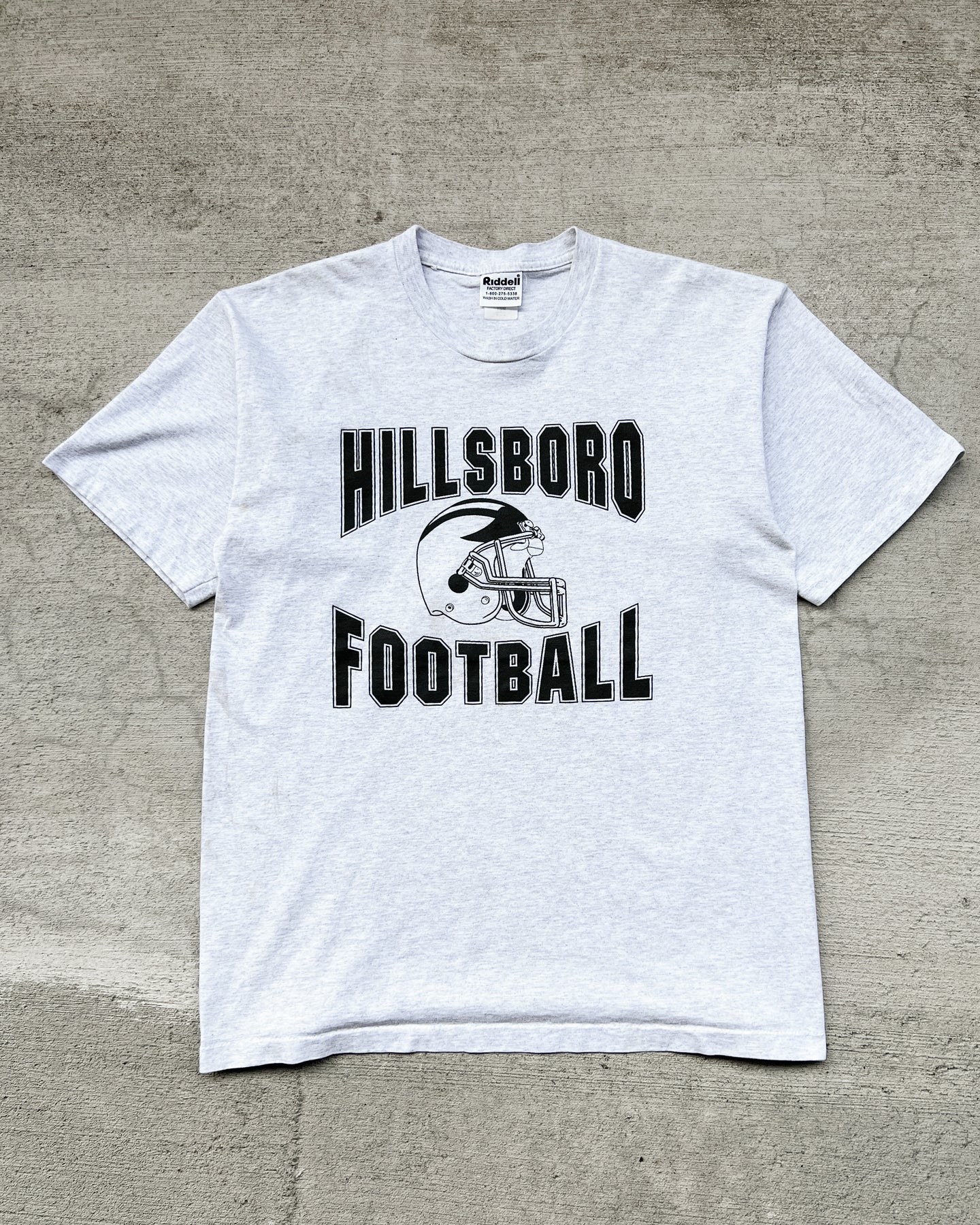 1990s Hillsboro Football Single Stitch Tee - Size X-Large