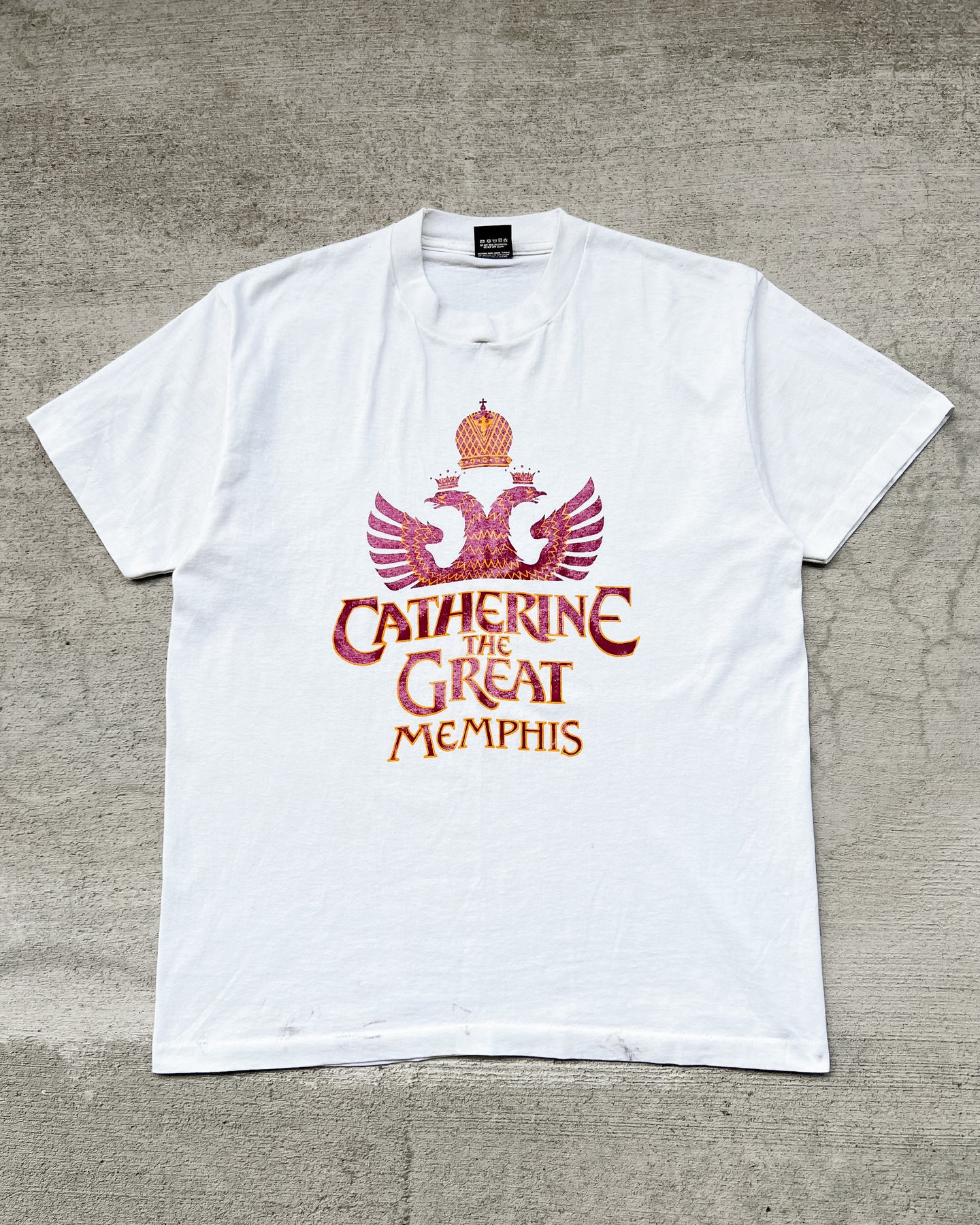 1990s Catherine The Great Single Stitch Tee - Size X-Large