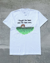 Load image into Gallery viewer, 1990s I Fought The Lawn Single Stitch Tee - Size X-Large
