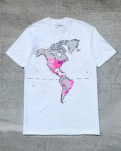 Load image into Gallery viewer, 1980s All Over Print World Population Density Single Stitch Tee - Size X-Large

