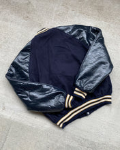 Load image into Gallery viewer, 1980s Navy Soccer Bomber Jacket - Size X-Large
