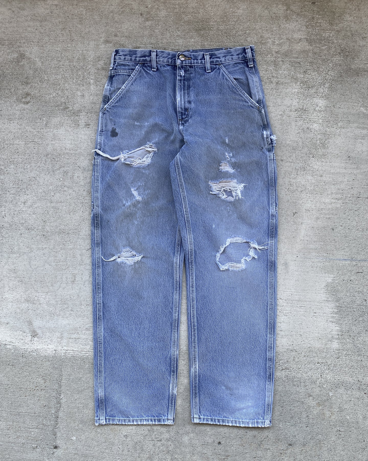 Carhartt Distressed Carpenter Jeans - Size 33 x 32