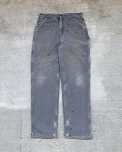 Load image into Gallery viewer, Carhartt Gravel Grey Flannel Lined Carpenter Pants - Size 34 x 35
