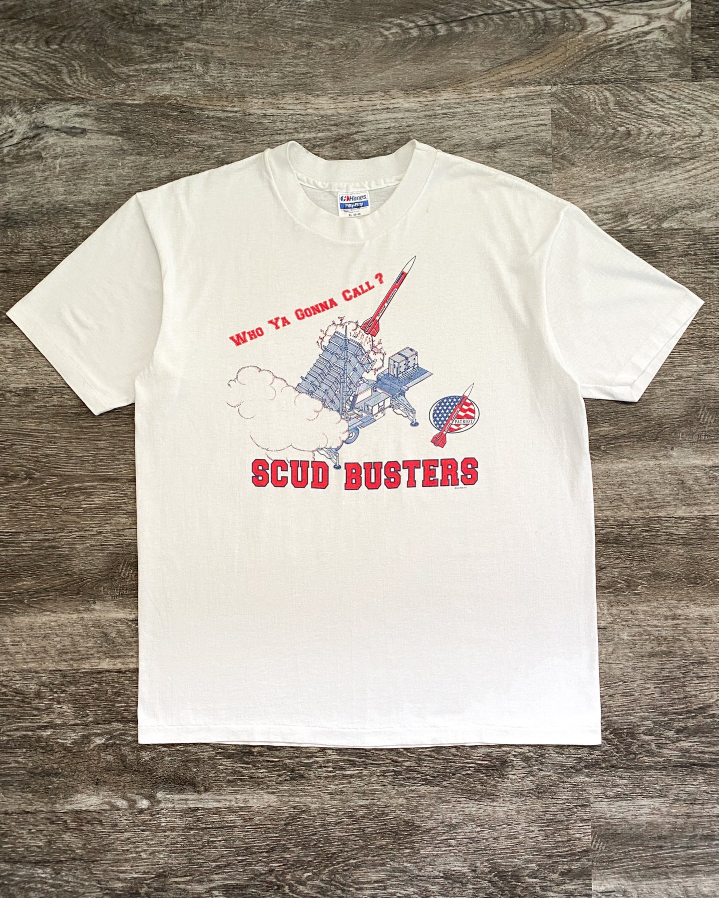 1990s Scud Busters Single Stitch Tee - Size X-Large
