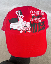 Load image into Gallery viewer, 1980s Meet Me in The Mattress Snapback Trucker - One Size
