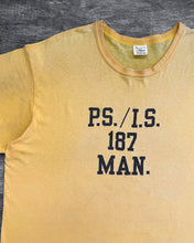 Load image into Gallery viewer, 1970s Sun Faded PS/IS 187 Man Single Stitch Tee - Size X-Large
